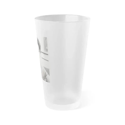 Debra Paget #572 (Vintage Female Icon) Frosted Pint Glass 16oz - Go Mug Yourself