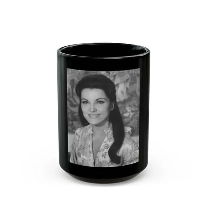 Debra Paget #586 (Vintage Female Icon) Black Coffee Mug 15oz - Go Mug Yourself
