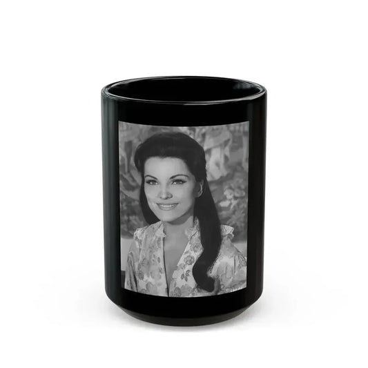 Debra Paget #586 (Vintage Female Icon) Black Coffee Mug 15oz - Go Mug Yourself