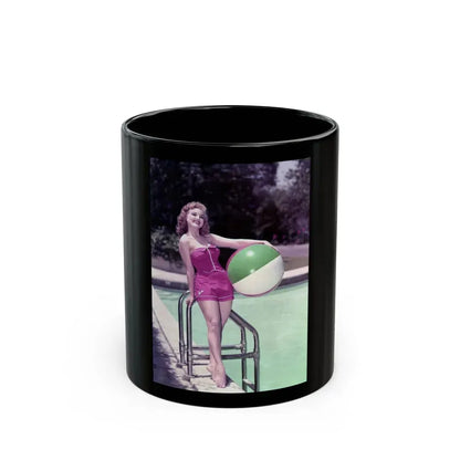 Debra Paget #590 (Vintage Female Icon) Black Coffee Mug 11oz - Go Mug Yourself