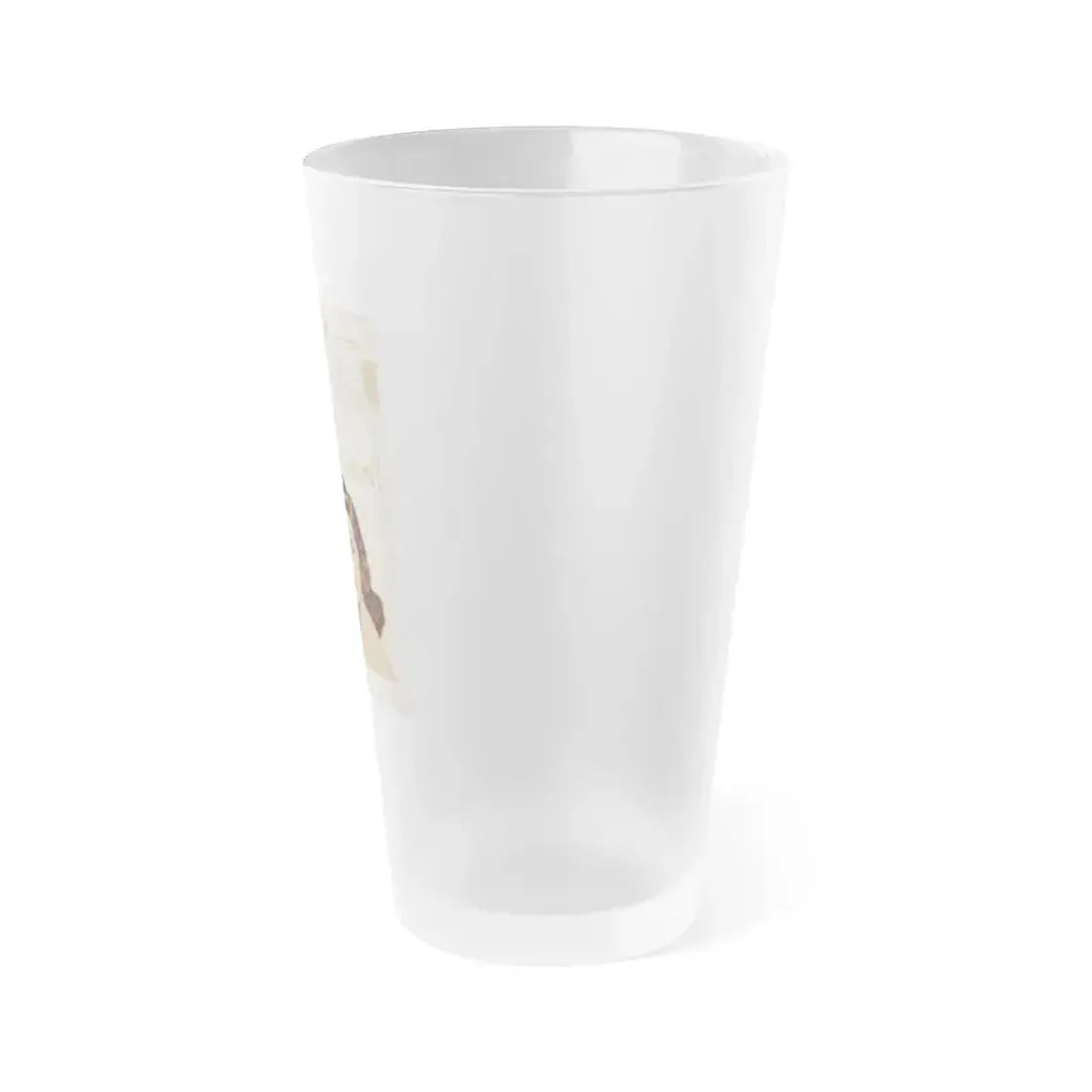 Debra Paget #596 - Original Lustre-Creme Shampoo Add from '54 (Vintage Female Icon) Frosted Pint Glass 16oz - Go Mug Yourself