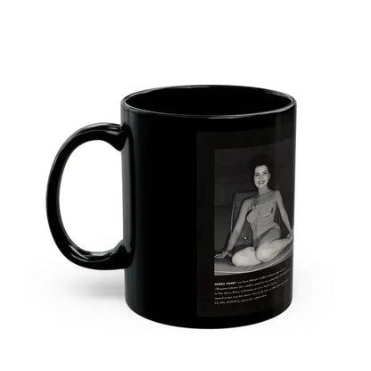 Debra Paget #597 - Modern Screen Pin-Ups Magazine Issue #1 (Vintage Female Icon) Black Coffee Mug - Go Mug Yourself