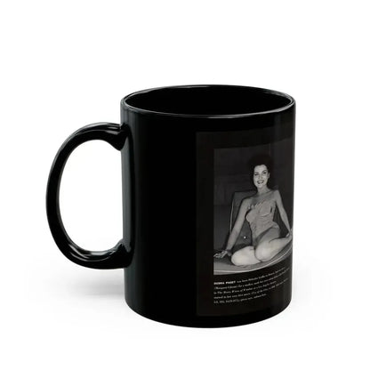 Debra Paget #597 - Modern Screen Pin-Ups Magazine Issue #1 (Vintage Female Icon) Black Coffee Mug - Go Mug Yourself