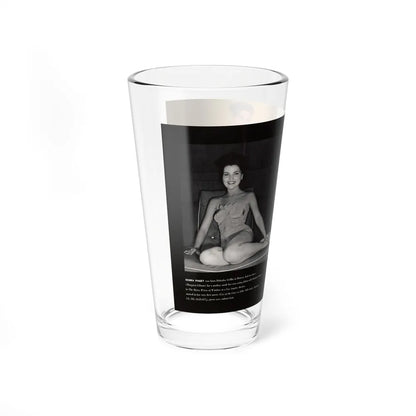 Debra Paget #597 - Modern Screen Pin-Ups Magazine Issue #1 (Vintage Female Icon) Pint Glass 16oz-Go Mug Yourself