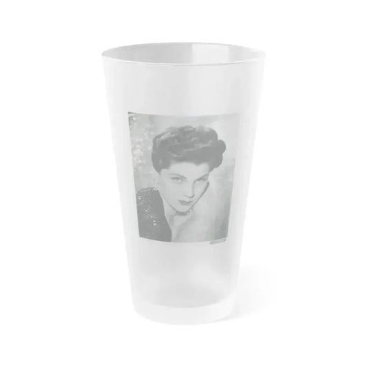 Debra Paget #617 (Vintage Female Icon) Frosted Pint Glass 16oz 16oz Frosted - Go Mug Yourself