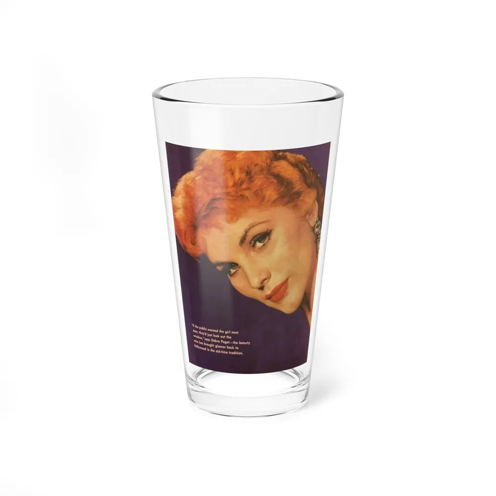 Debra Paget #618 (Vintage Female Icon) Pint Glass 16oz-16oz-Go Mug Yourself