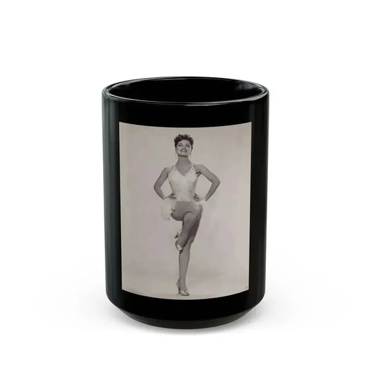 Debra Paget #620 (Vintage Female Icon) Black Coffee Mug 15oz - Go Mug Yourself