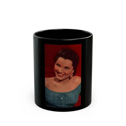 Debra Paget #624 (Vintage Female Icon) Black Coffee Mug 11oz - Go Mug Yourself