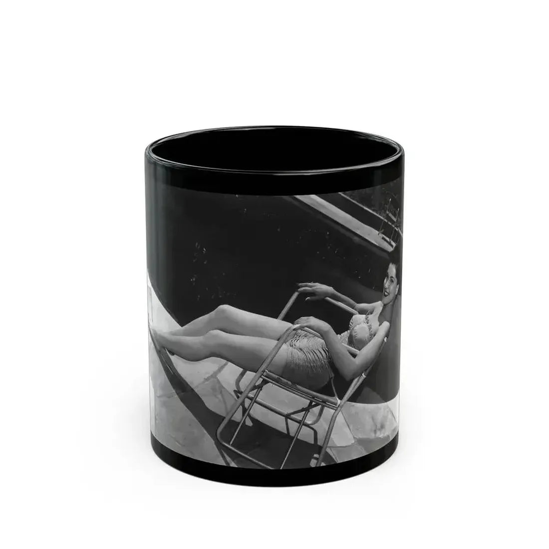 Debra Paget #626 (Vintage Female Icon) Black Coffee Mug 11oz - Go Mug Yourself