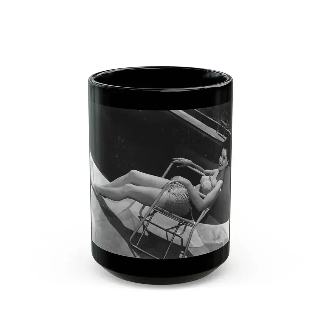 Debra Paget #626 (Vintage Female Icon) Black Coffee Mug 15oz - Go Mug Yourself