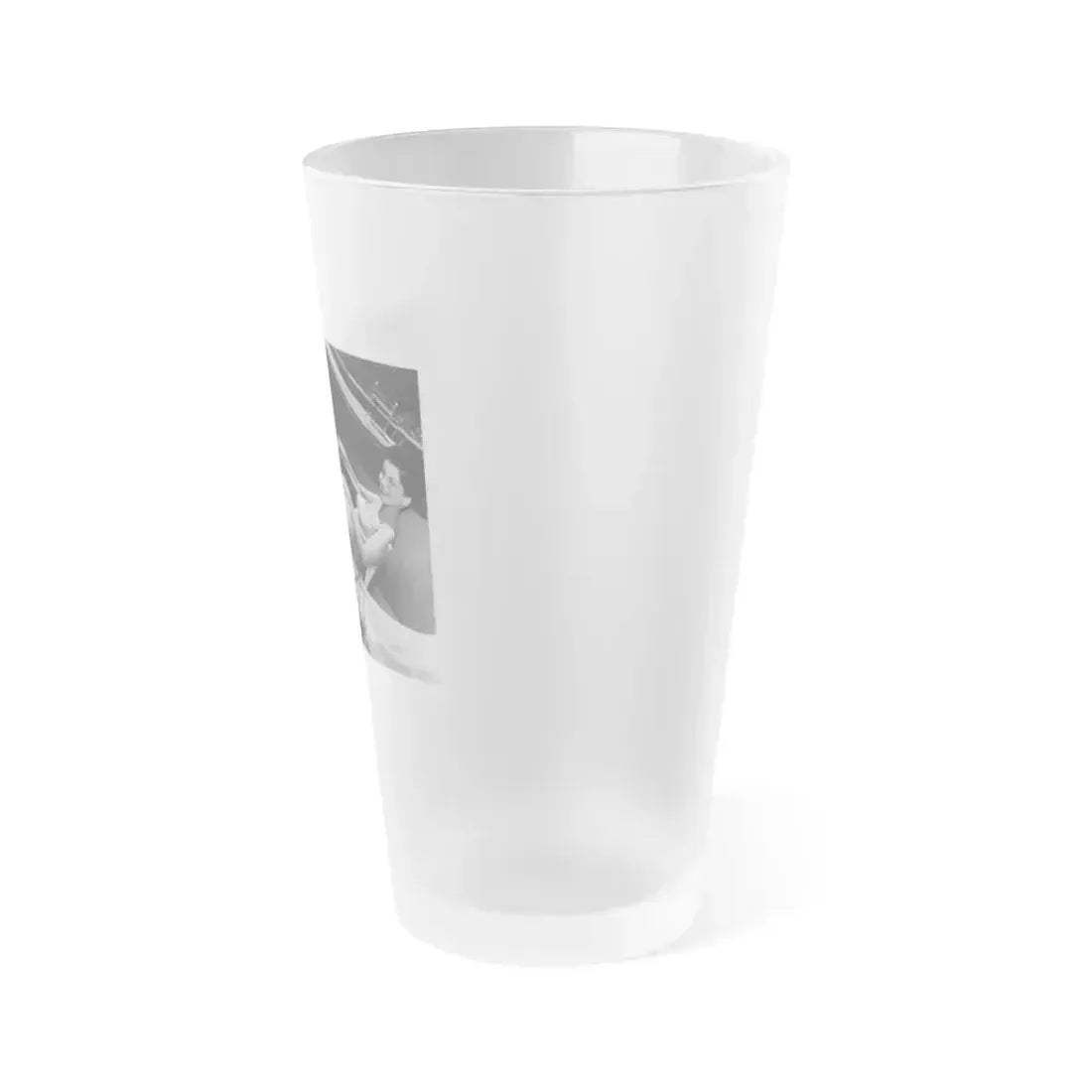 Debra Paget #626 (Vintage Female Icon) Frosted Pint Glass 16oz - Go Mug Yourself