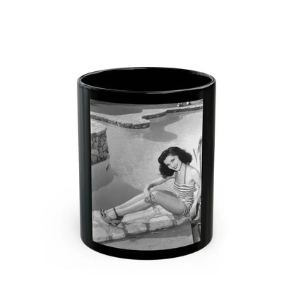 Debra Paget #629 (Vintage Female Icon) Black Coffee Mug 11oz - Go Mug Yourself