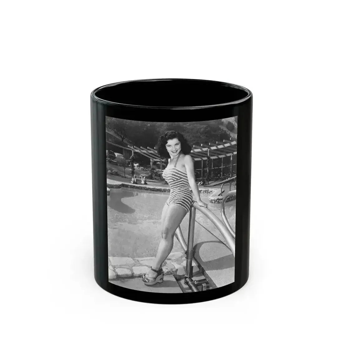 Debra Paget #63 1 (Vintage Female Icon) Black Coffee Mug 11oz - Go Mug Yourself
