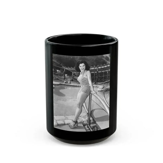 Debra Paget #63 1 (Vintage Female Icon) Black Coffee Mug 15oz - Go Mug Yourself