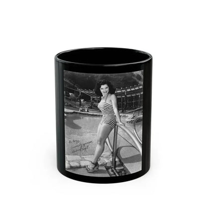 Debra Paget #63 (Vintage Female Icon) Black Coffee Mug 11oz - Go Mug Yourself