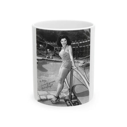 Debra Paget #63 (Vintage Female Icon) White Coffee Mug-11oz-Go Mug Yourself