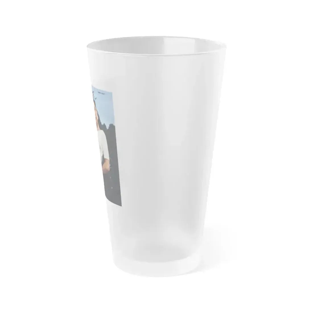 Debra Paget #631 (Vintage Female Icon) Frosted Pint Glass 16oz - Go Mug Yourself