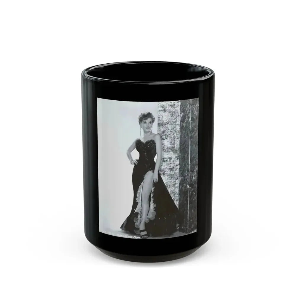 Debra Paget #636 (Vintage Female Icon) Black Coffee Mug 15oz - Go Mug Yourself