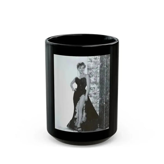 Debra Paget #636 (Vintage Female Icon) Black Coffee Mug 15oz - Go Mug Yourself