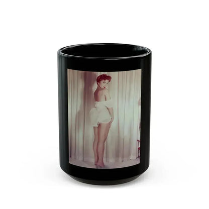 Debra Paget #64 3 (Vintage Female Icon) Black Coffee Mug 15oz - Go Mug Yourself