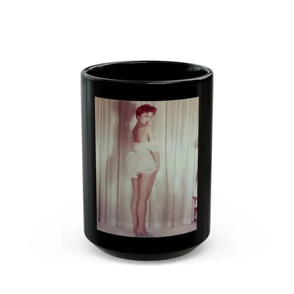 Debra Paget #64 3 (Vintage Female Icon) Black Coffee Mug 15oz - Go Mug Yourself