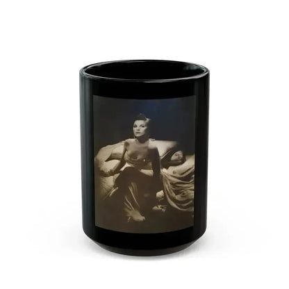 Debra Paget #644 1 (Vintage Female Icon) Black Coffee Mug 15oz - Go Mug Yourself