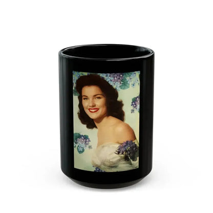 Debra Paget #646 (Vintage Female Icon) Black Coffee Mug 15oz - Go Mug Yourself