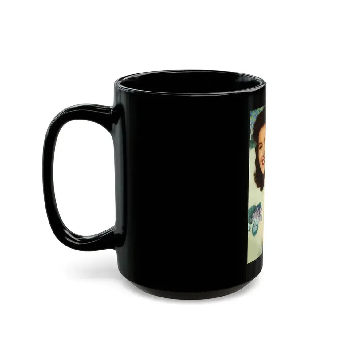 Debra Paget #646 (Vintage Female Icon) Black Coffee Mug - Go Mug Yourself