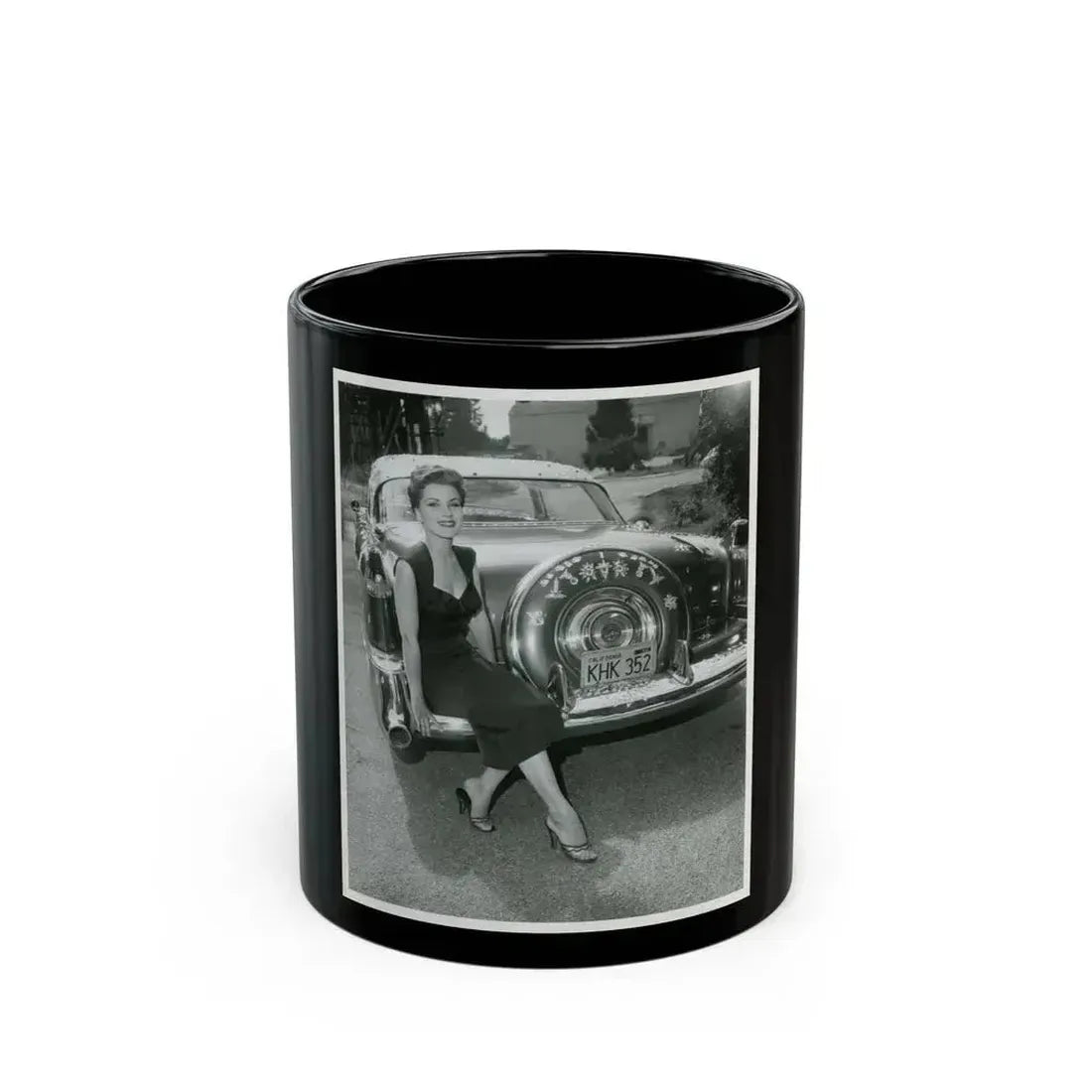 Debra Paget #649 (Vintage Female Icon) Black Coffee Mug 11oz - Go Mug Yourself