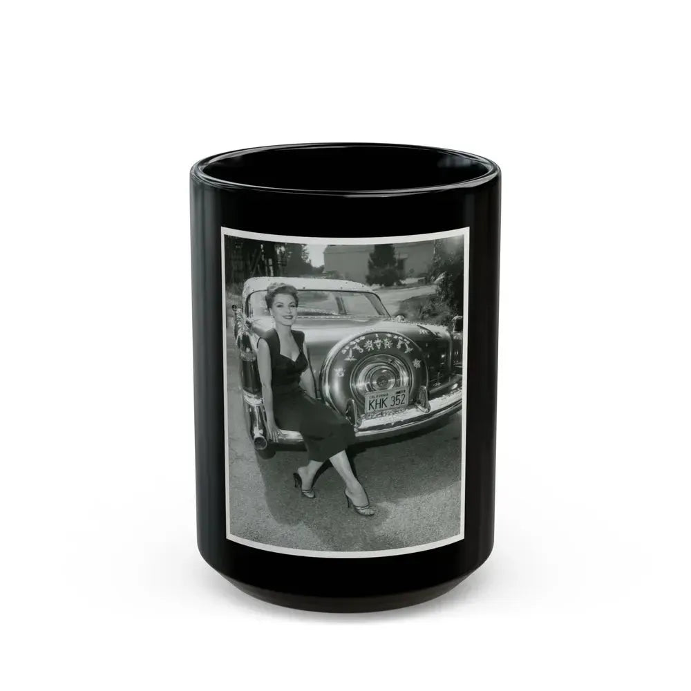 Debra Paget #649 (Vintage Female Icon) Black Coffee Mug 15oz - Go Mug Yourself