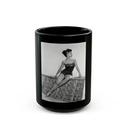 Debra Paget #650 (Vintage Female Icon) Black Coffee Mug 15oz - Go Mug Yourself