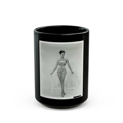 Debra Paget #651 (Vintage Female Icon) Black Coffee Mug 15oz - Go Mug Yourself
