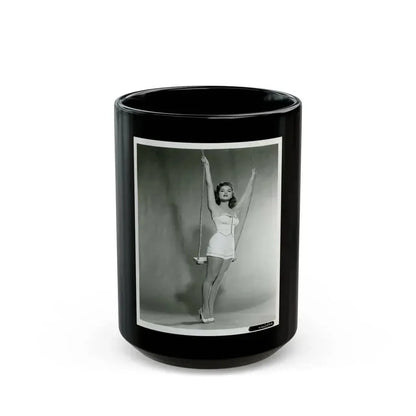 Debra Paget #652 (Vintage Female Icon) Black Coffee Mug 15oz - Go Mug Yourself