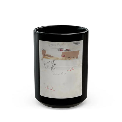 Debra Paget #655 - Original 7x9 Vintage B&W Glamour Photo from 7-11-55 1 (Vintage Female Icon) Black Coffee Mug 15oz - Go Mug Yourself