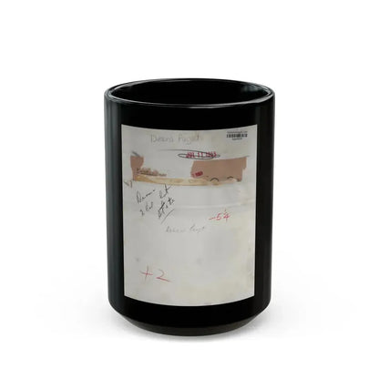 Debra Paget #655 - Original 7x9 Vintage B&W Glamour Photo from 7-11-55 1 (Vintage Female Icon) Black Coffee Mug 15oz - Go Mug Yourself