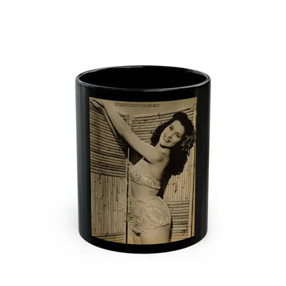 Debra Paget #656 - Bird Of Paradise '51 (Vintage Female Icon) Black Coffee Mug 11oz - Go Mug Yourself
