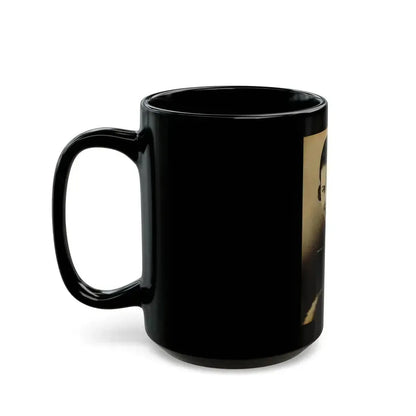 Debra Paget #657 - Magazine Page Glamour Photo Circa 1950's (Vintage Female Icon) Black Coffee Mug - Go Mug Yourself