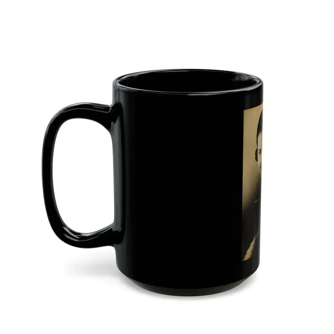 Debra Paget #657 - Magazine Page Glamour Photo Circa 1950's (Vintage Female Icon) Black Coffee Mug - Go Mug Yourself