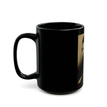 Debra Paget #657 - Magazine Page Glamour Photo Circa 1950's (Vintage Female Icon) Black Coffee Mug - Go Mug Yourself