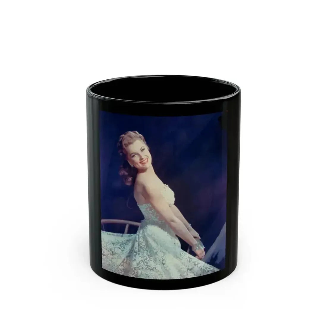 Debra Paget #66 (Vintage Female Icon) Black Coffee Mug 11oz - Go Mug Yourself