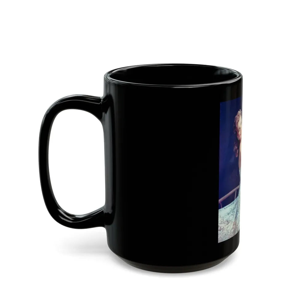 Debra Paget #66 (Vintage Female Icon) Black Coffee Mug-Go Mug Yourself