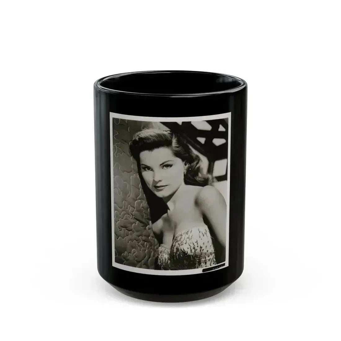 Debra Paget #661 (Vintage Female Icon) Black Coffee Mug 15oz - Go Mug Yourself