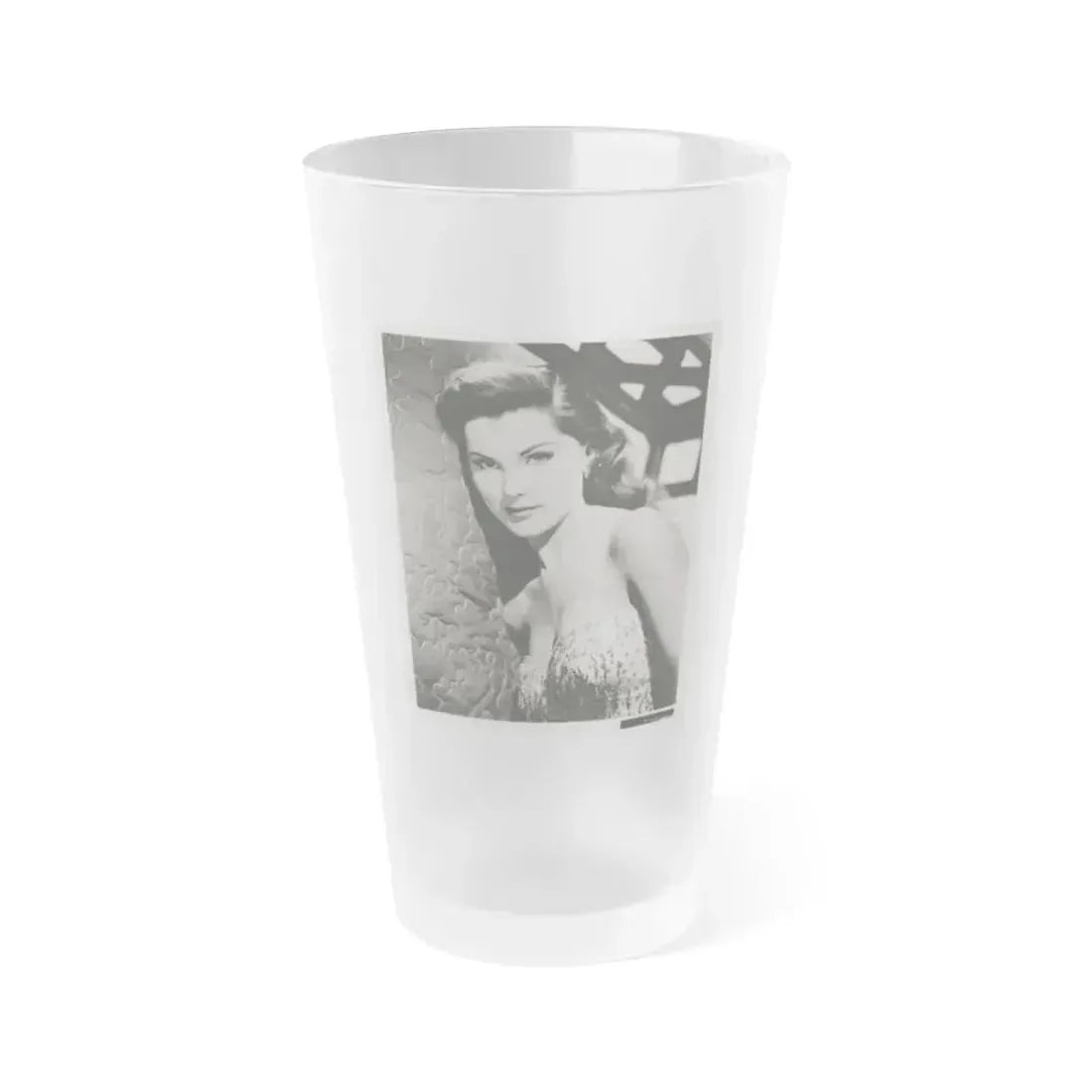 Debra Paget #661 (Vintage Female Icon) Frosted Pint Glass 16oz 16oz Frosted - Go Mug Yourself