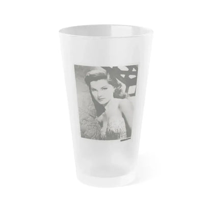 Debra Paget #661 (Vintage Female Icon) Frosted Pint Glass 16oz 16oz Frosted - Go Mug Yourself