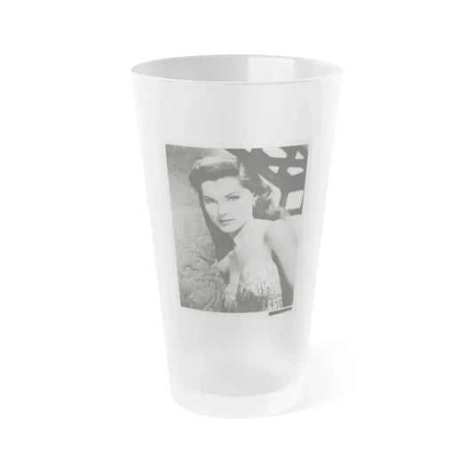 Debra Paget #661 (Vintage Female Icon) Frosted Pint Glass 16oz 16oz Frosted - Go Mug Yourself