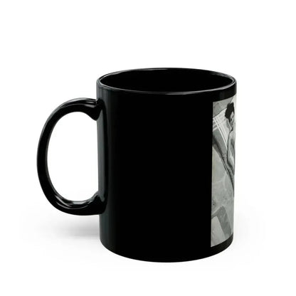 Debra Paget #664 1 (Vintage Female Icon) Black Coffee Mug - Go Mug Yourself