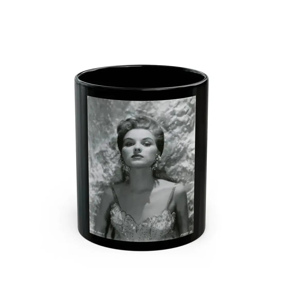 Debra Paget #666 (Vintage Female Icon) Black Coffee Mug 11oz - Go Mug Yourself