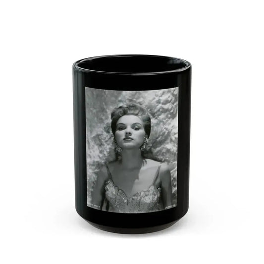 Debra Paget #666 (Vintage Female Icon) Black Coffee Mug 15oz - Go Mug Yourself