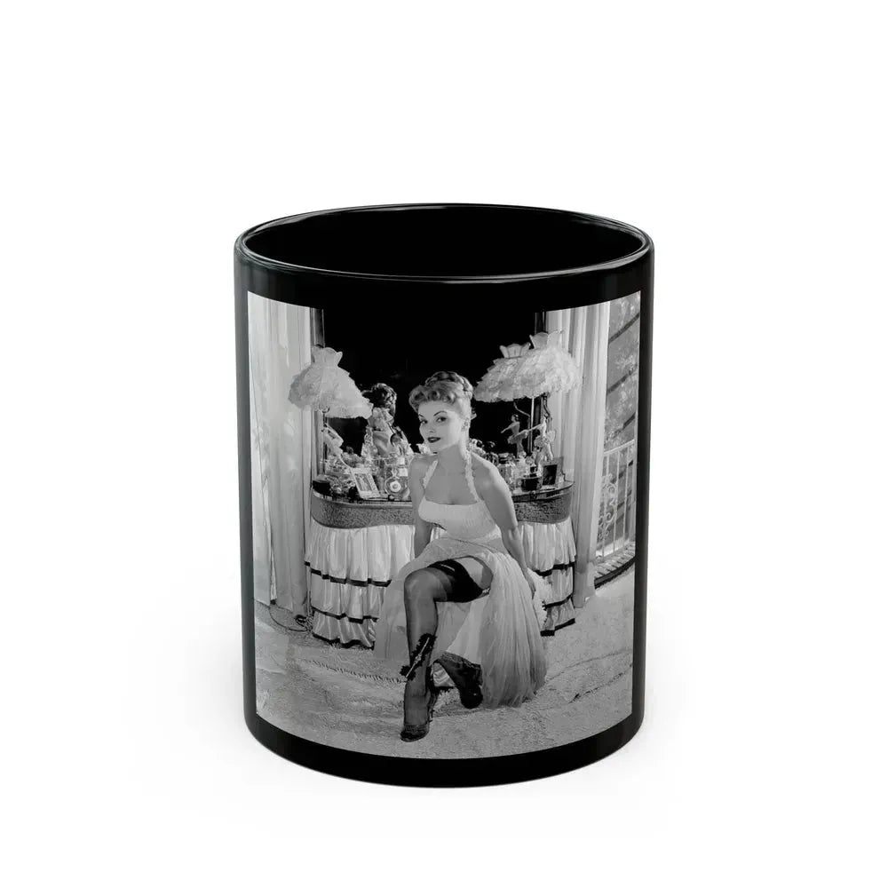 Debra Paget #669 (Vintage Female Icon) Black Coffee Mug 11oz - Go Mug Yourself