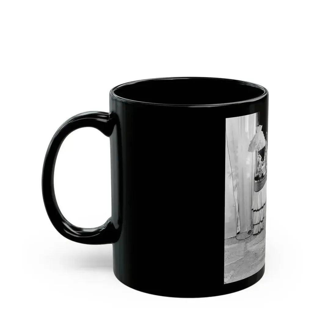 Debra Paget #669 (Vintage Female Icon) Black Coffee Mug - Go Mug Yourself